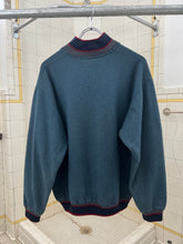 Load image into Gallery viewer, 1980s Armani Mockneck Zip Sweater - Size M
