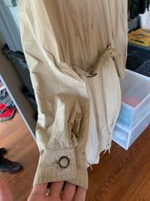 Load image into Gallery viewer, 1990s Armani Light Khaki Belted Military Flight Jumpsuit - Size M