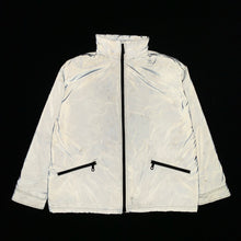 Load image into Gallery viewer, 2000s Armani Futuristic Reflective Glass Jacket with Modular Hood - Size XL
