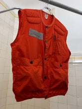 Load image into Gallery viewer, 1980s Katharine Hamnett x Goldie Orange Flight Vest - Size M