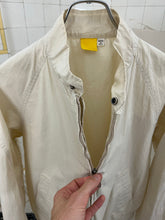 Load image into Gallery viewer, 2000s Mandarina Duck Light Bomber Jacket with Sashiko Trim Detailing - Size L