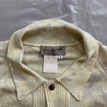 Load image into Gallery viewer, ss1996 Yohji Yamamoto Bleached Beige Short Sleeve Knit - Size M