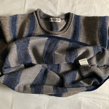 Load image into Gallery viewer, ss1991 Issey Miyake Intarsia Striped Sweater - Size M