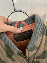 Load image into Gallery viewer, 1990s Armani Quilted Duck Camo Bomber - Size L