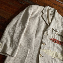 Load image into Gallery viewer, ss1992 Yohji Yamamoto Patched Linen Blazer - Size XL