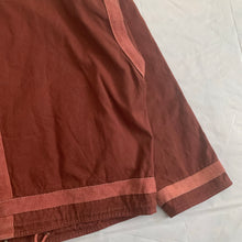 Load image into Gallery viewer, 1990s Armani Object Dyed Bordeaux Blouson with Pink Contrast Pipping - Size XL