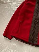 Load image into Gallery viewer, aw2000 Issey Miyake Red Fleece Technical Jacket - Size M