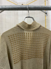 Load image into Gallery viewer, 1980s Issey Miyake Rib Trim Cardigan with PVC Back and Elbow Applications - Size L