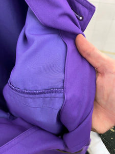 1980s Armani Dual Zip Iridescent Flight Jacket - Size XL