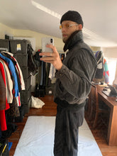 Load image into Gallery viewer, 1990s Armani Washed B-15 Bomber Jacket with Removable Fur Collar and Articulated Shoulder Gusset - Size XL