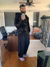 Load image into Gallery viewer, aw1999 Issey Miyake Coated Nylon Puffer Jacket with Exaggerated Hood - Size XL