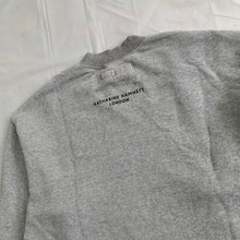 Load image into Gallery viewer, 1990s Katharine Hamnett Heather Grey Articulate Neck and Cuff Ribbing - Size M