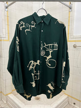 Load image into Gallery viewer, 1991 CDGH Tribal Print Button Up Shirt - Size M