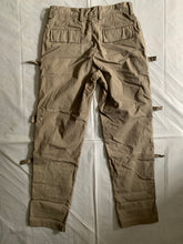 Load image into Gallery viewer, ss2004 Issey Miyake Dark Khaki Bondage Trousers - Size S