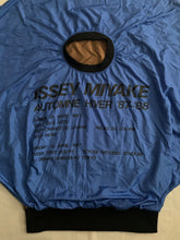 Load image into Gallery viewer, aw1987 Issey Miyake Blue Nylon Circle Pattern Staff Crewneck - Size OS