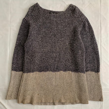 Load image into Gallery viewer, aw1993 CDGH+ Grey Dip Dyed Knitted Sweater - Size OS
