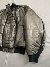 Load image into Gallery viewer, aw1994 Issey Miyake Dual Zip Robocop Bomber with Coated Nylon - Size XL