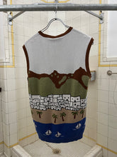 Load image into Gallery viewer, 2001 Bernard Willhelm Intarsia Knit Village Sweater - Size M
