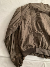 Load image into Gallery viewer, 1990s Armani Faded Brown Oversized Bomber Jacket with Contrast Detailing - Size XXL