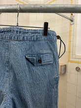Load image into Gallery viewer, 1980s Marithe Francois Girbaud Adjustable Blue Cargo Pants - Size OS