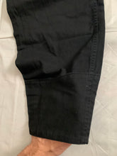 Load image into Gallery viewer, 1980s Katharine Hamnett Black High Waist &amp; Tapered Military Trousers - Size S