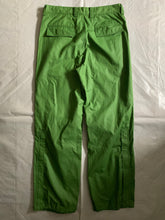 Load image into Gallery viewer, ss2007 Issey Miyake Slime Green Coated Nylon Tactical Pants - Size L