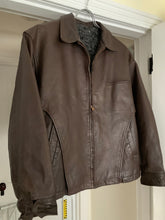Load image into Gallery viewer, 1980s CDGH Brown Paneled Leather Work Jacket - Size OS