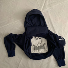 Load image into Gallery viewer, aw2015 Cav Empt Navy Fleece Hooded Pullover - Size L