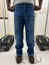Load image into Gallery viewer, 1980s Marithe Francois Girbaud x Closed Blue Jean Joggers with Zippered Hems - Size S