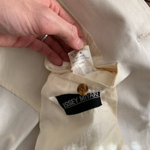 Load image into Gallery viewer, 1990s Issey Miyake Cream Oversized Denim Jacket - Size M