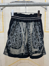 Load image into Gallery viewer, 1980s Marithe Francois Girbaud x Closed Sheer Mesh Logo Shorts - Size XS