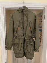 Load image into Gallery viewer, 1990s Katharine Hamnett Khaki Silk Military Parka - Size XL