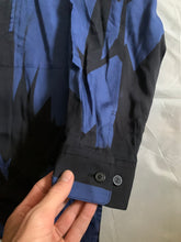 Load image into Gallery viewer, aw1991 Issey Miyake Brush Graphic High Neck Shirt - Size L