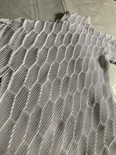 Load image into Gallery viewer, ss1998 Issey Miyake White Pleated Diamond Slashed Top - Size S