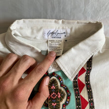 Load image into Gallery viewer, ss1991 Yohji Yamamoto Tribal Pattern Cotton Shirt - Size M