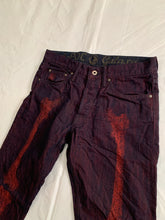 Load image into Gallery viewer, ss2008 Issey Miyake APOC Red Skeleton Leg Bone Pants - Size L