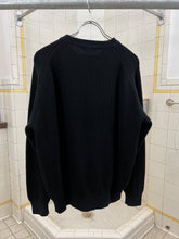 Load image into Gallery viewer, 1980s Issey Miyake Black Rib Knit Sweater - Size L