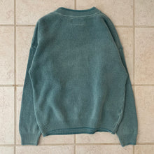 Load image into Gallery viewer, 1990s Armani Embroidered "Ice Arsenal" Faded Knitted Sweater - Size L