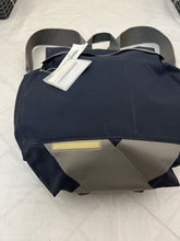 Load image into Gallery viewer, Late 1990s Mandarina Duck Navy 'Basis' Zaino Circular Backpack - Size OS