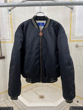 Load image into Gallery viewer, 1990s Vintage Destroy by John Richmond Fleece-Lined Logo Bomber - Size L