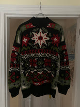 Load image into Gallery viewer, 1990s Katharine Hamnett Graphic Intarsia Turtleneck Sweater - Size XL