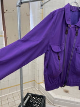 Load image into Gallery viewer, 1980s Armani Dual Zip Iridescent Flight Jacket - Size XL