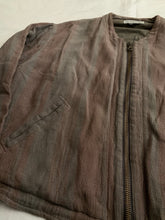Load image into Gallery viewer, 1990s Armani Cropped Linen Collarless Swing Jacket - Size XL