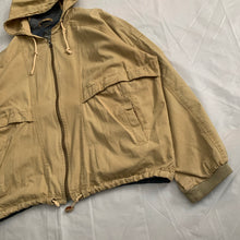 Load image into Gallery viewer, 1990s Armani Faded Yellow Paneled Hooded Work Jacket  - Size XL