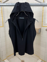 Load image into Gallery viewer, Late 1990s Mandarina Duck Cropped Hooded Muscle Pullover Tank - Size XS