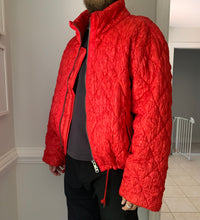 Load image into Gallery viewer, aw1993 Issey Miyake Massive Red Quilted Puffer Jacket - Size XL