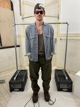 Load image into Gallery viewer, 1980s Armani Plaid Shirt with Partially Hidden Button Placket - Size M
