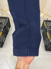 Load image into Gallery viewer, 1980s Katharine Hamnett Navy Center Seamed Work Trousers - Size M