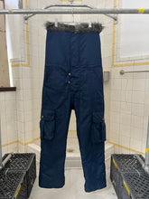 Load image into Gallery viewer, 1990s Dexter Wong Nylon Cargo Waders with Faux Fur Trim - Size L