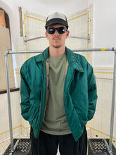 Load image into Gallery viewer, 1980s Armani Green Nylon Puffer Jacket - Size L